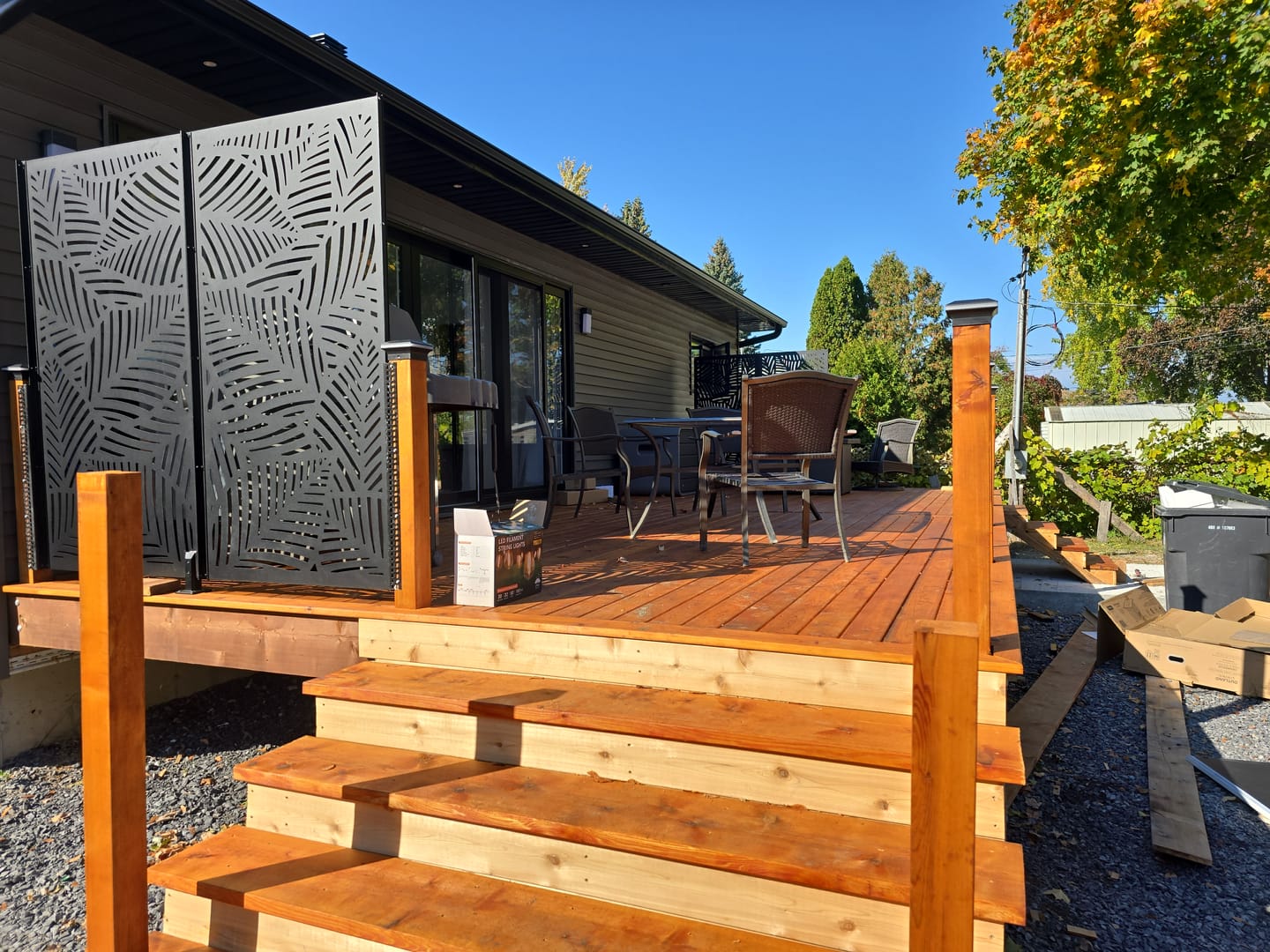 Customer photo review of Privacy Screen (Maui)
