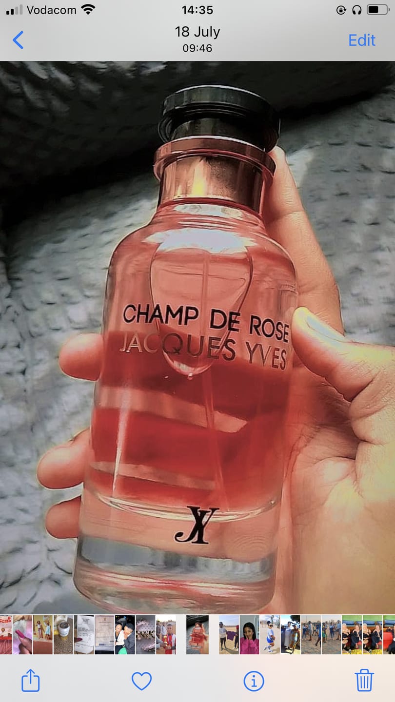 Customer photo review of Champ De Rose Jacques Yves EDP perfume 100ml