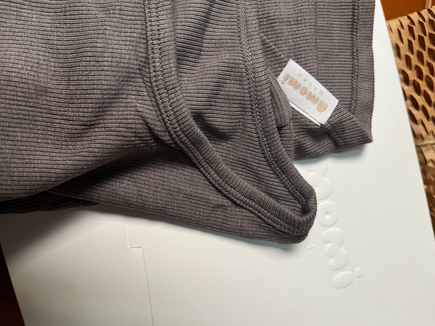 Customer photo review of 羅紋布短版Ribbed Tee