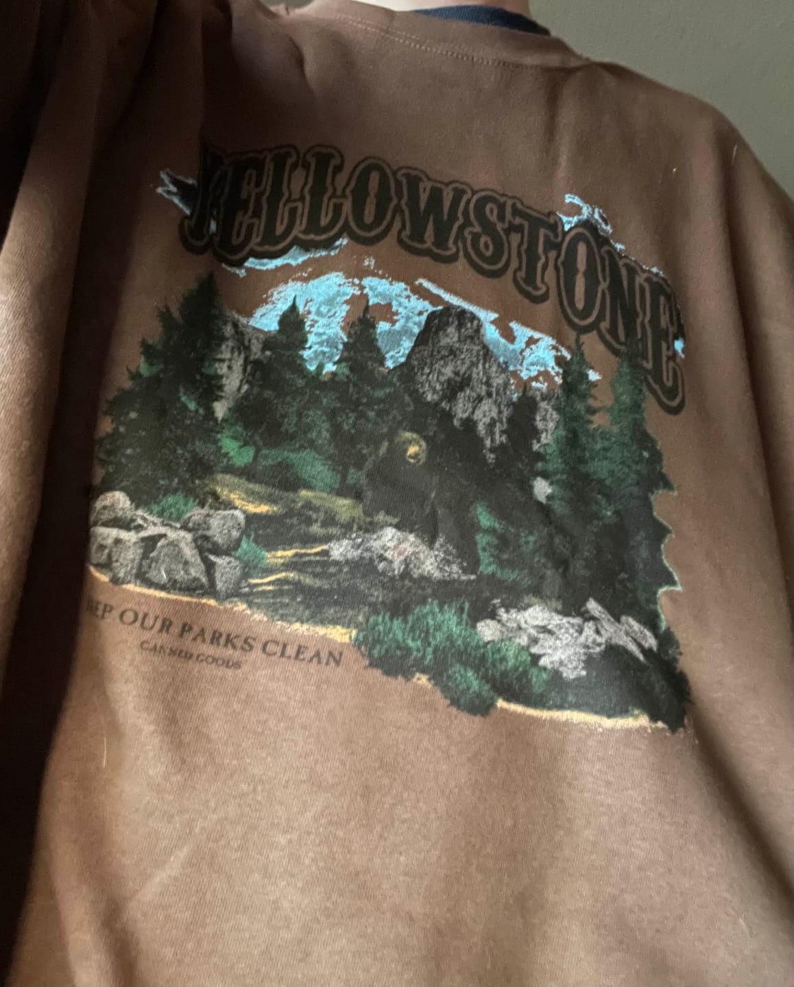 Customer photo review of Yellowstone National Park Crewneck