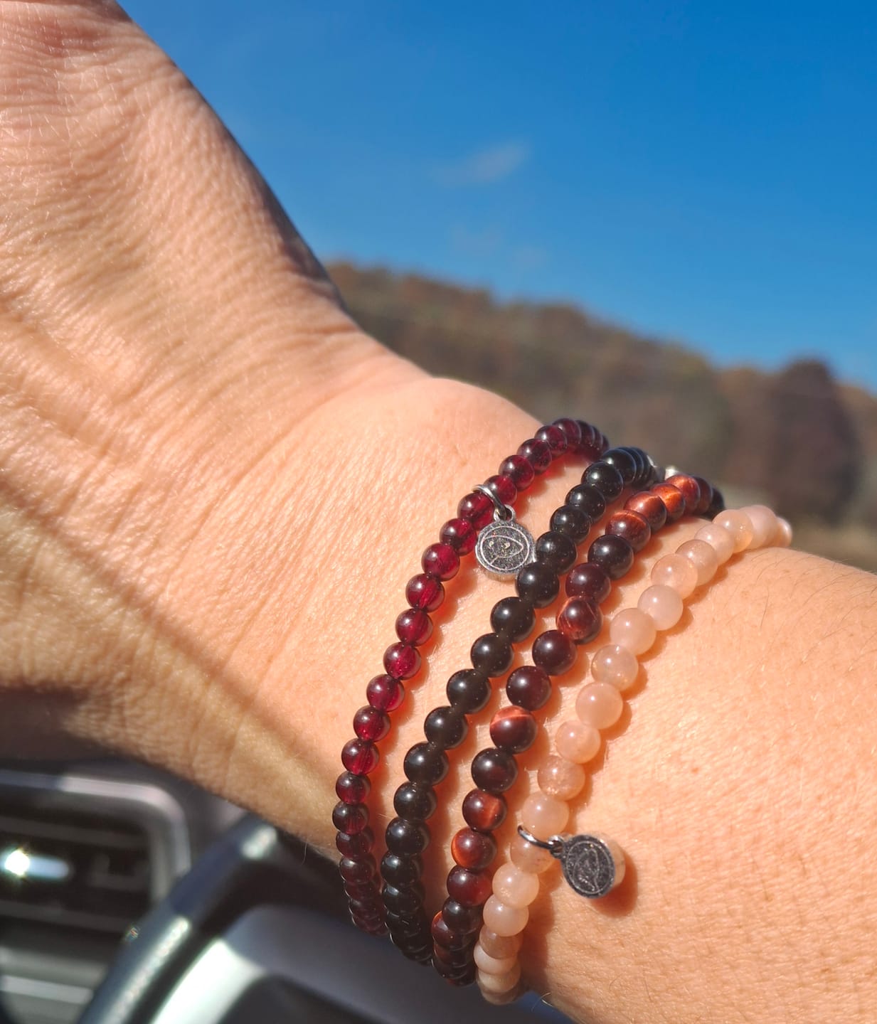 Customer photo review of Sunstone Bracelet Mini