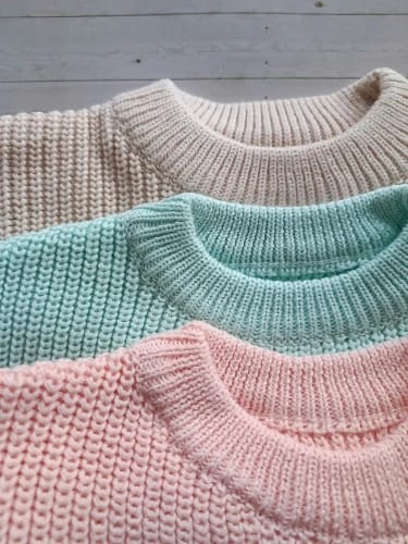 Customer photo review of Knitted Round Neck Sweater