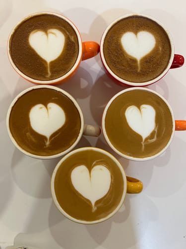 Customer photo review of Latte Art Class (2 Hours)