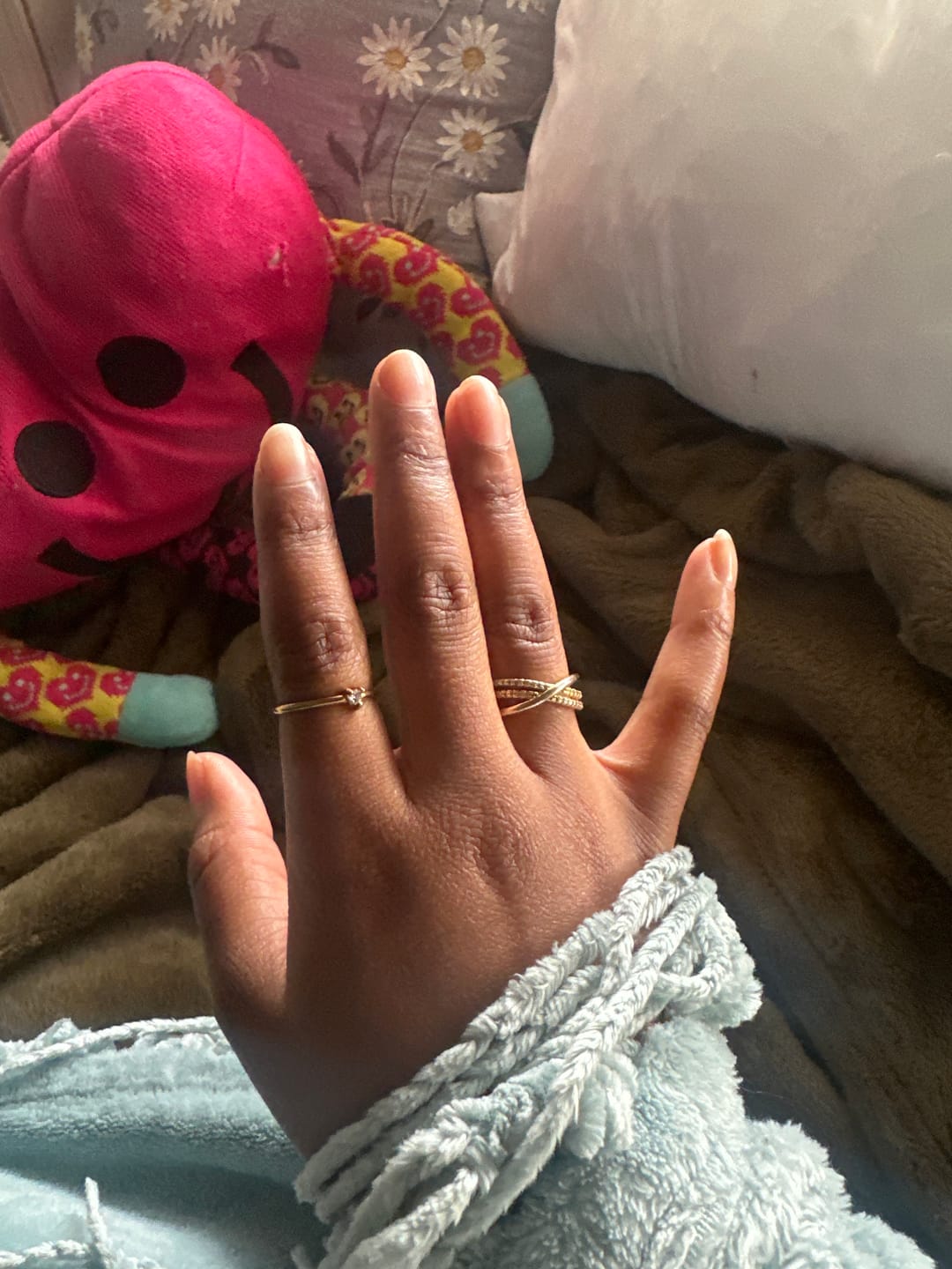 Customer photo review of 'Small Love' Crystal Heart Ring