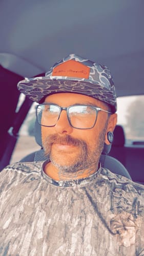 Customer photo review of Custom Leather Patch 5-Panel Rope Hat