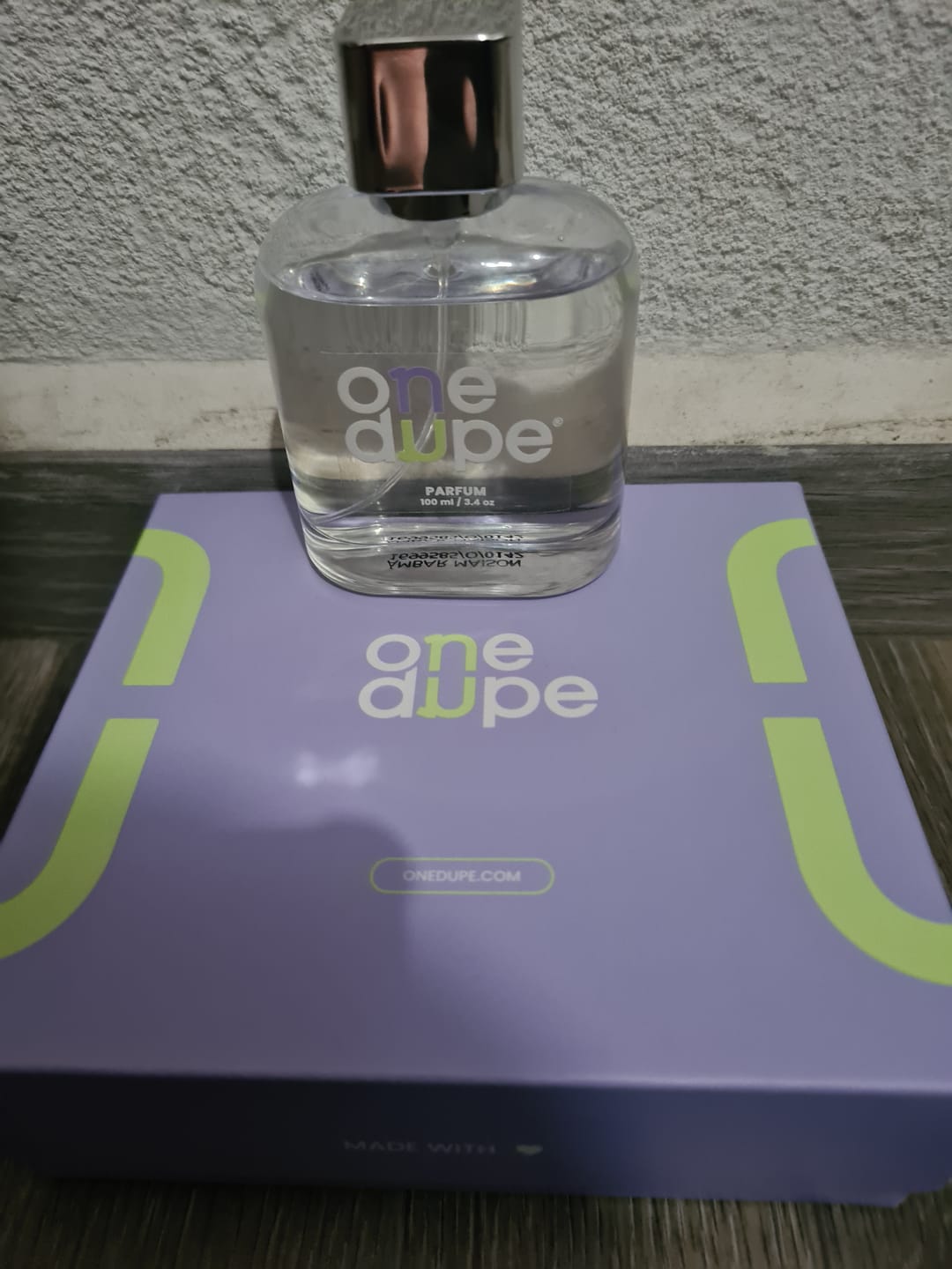 Customer photo review of Perfume inspirado en Baccarat Rouge 540