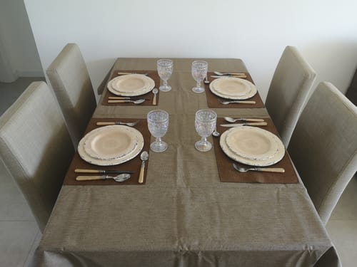 Customer photo review of Cubiertos Sakura Bacci Firenze Beige Nacar 24 Piezas