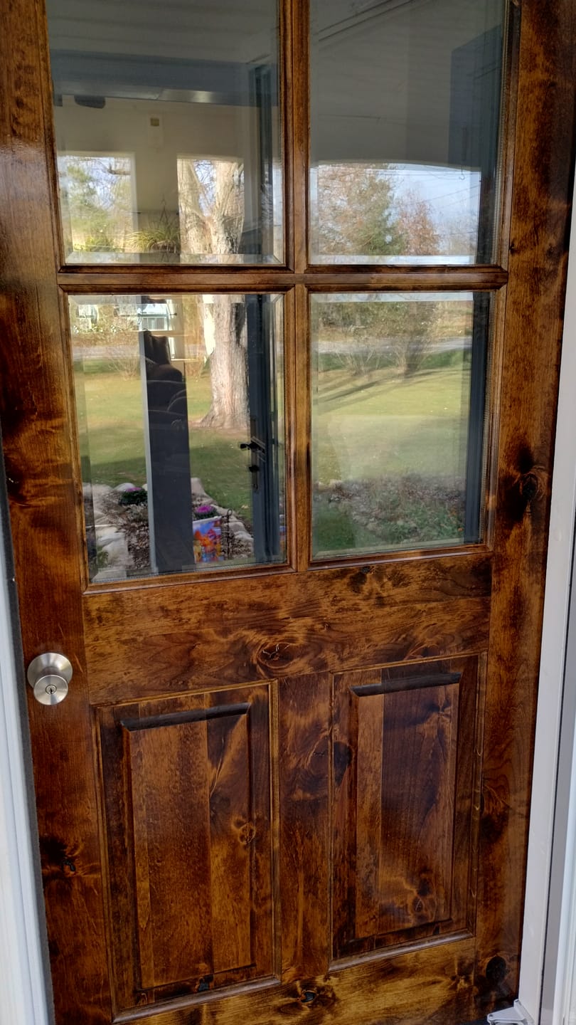 Customer photo review of 36" Universal Wrap-Around Door Sweep