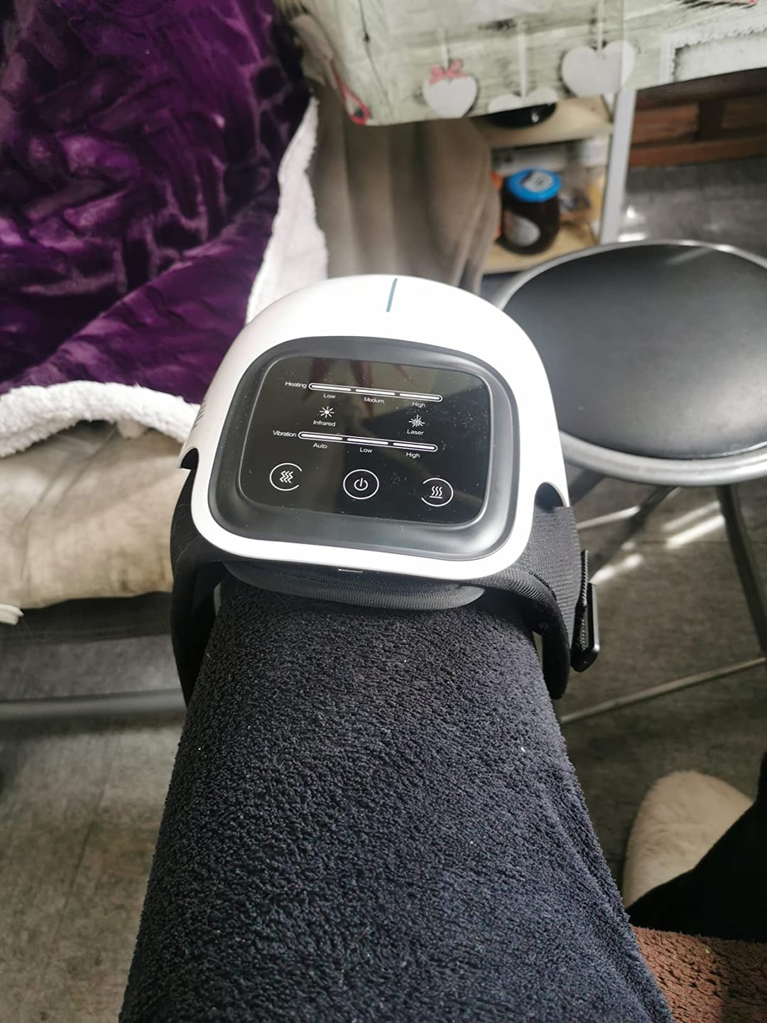 Customer photo review of Infrared Knee Massager - Joint Pain Relief