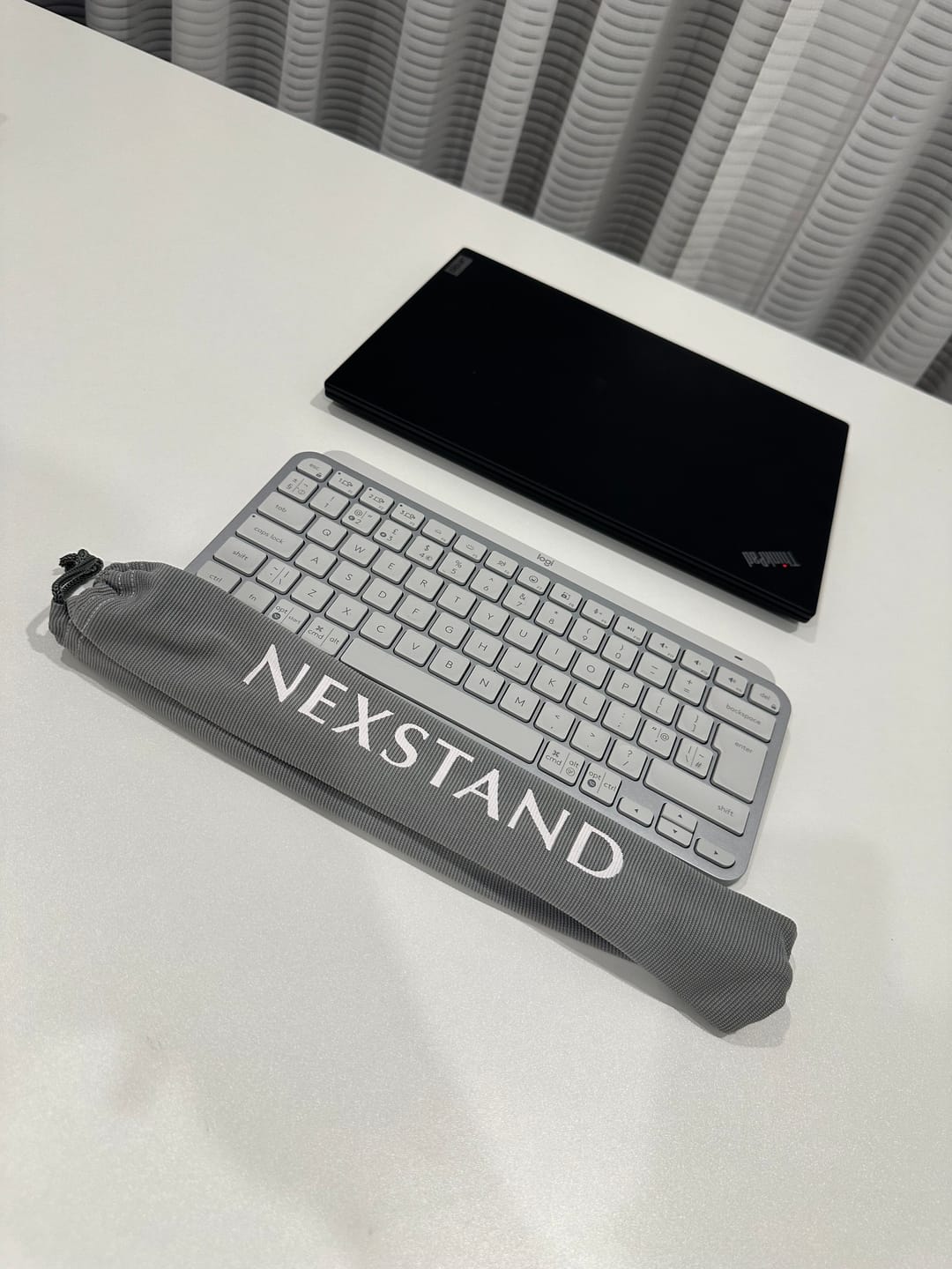 Customer photo review of Nexstand K1 Carbon Fiber Laptop Stand