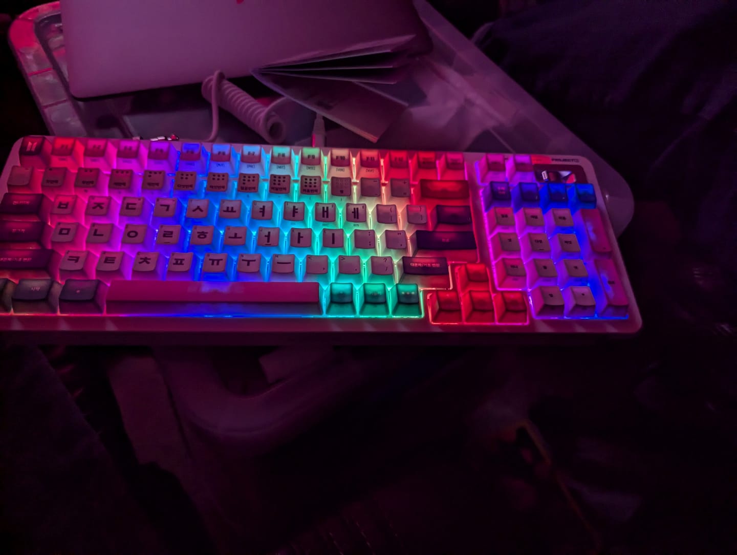 Customer photo review of BTS HANGUL EDITION KEYBOARD