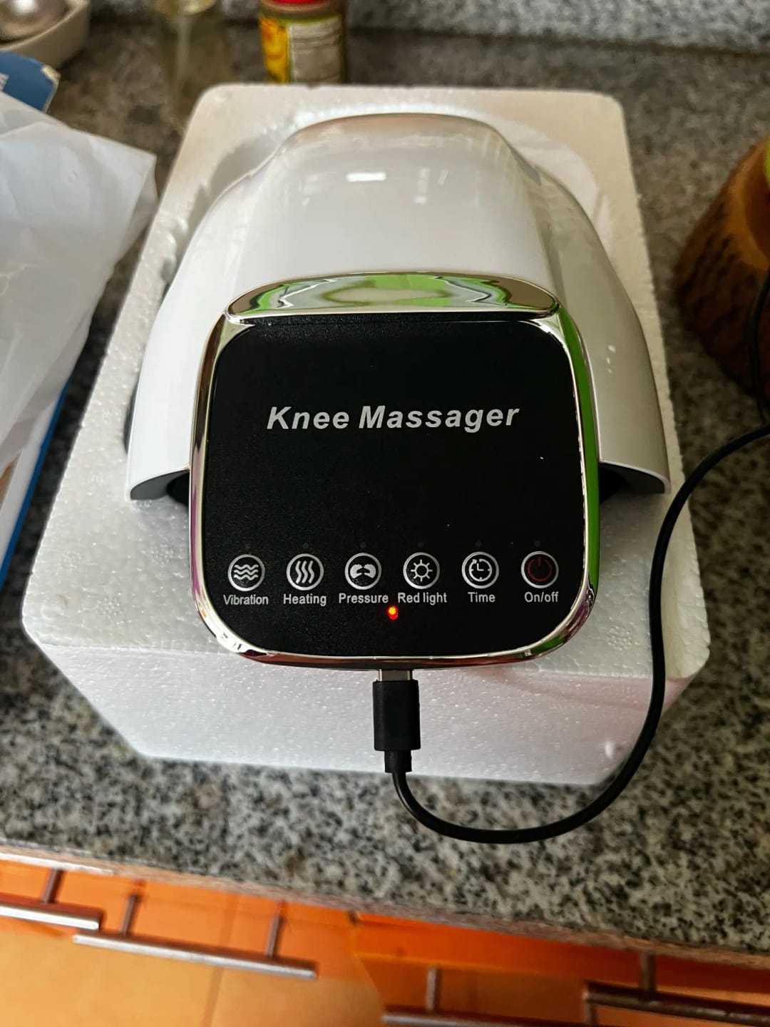 Customer photo review of Al Aras™ Advanced Knee Massager
