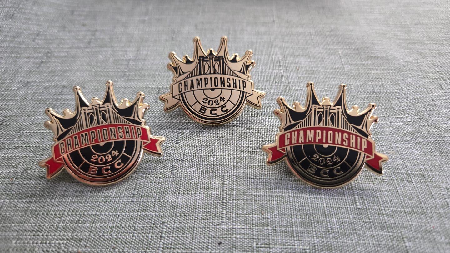 Customer photo review of Custom Enamel Pins