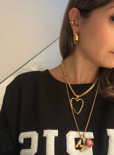 Customer photo review of Orecchini "Un dolce sorriso"