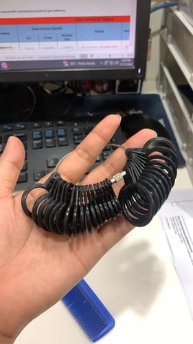 Customer photo review of B&CO Ring Sizer