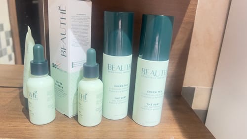 Customer photo review of PACK : Crème + Gel + SPF