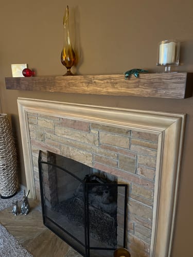 Customer photo review of Contemporary Mantels