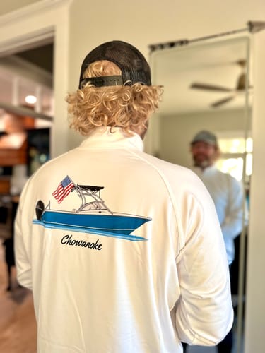 Customer photo review of Custom Digital Boat Artwork