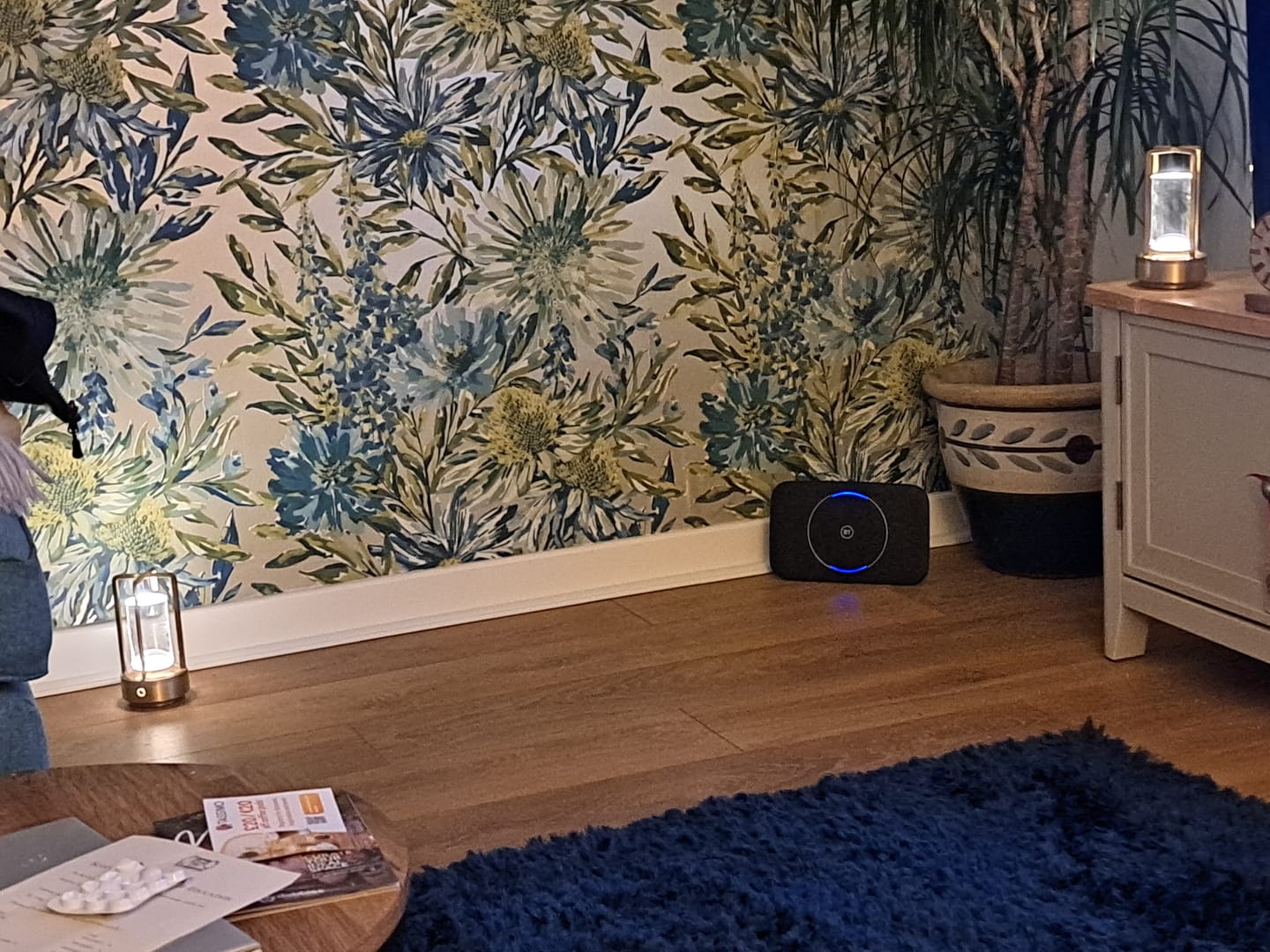 Customer photo review of Modern Cordless Metal Nordic Desk & Table Lamp - Cordless, Rechargeable, LED with Touch Control & Dimming Feature, Suitable for Bedroom, Home, Outdoor - Ideal Night Light for Restaurant and Home Usage