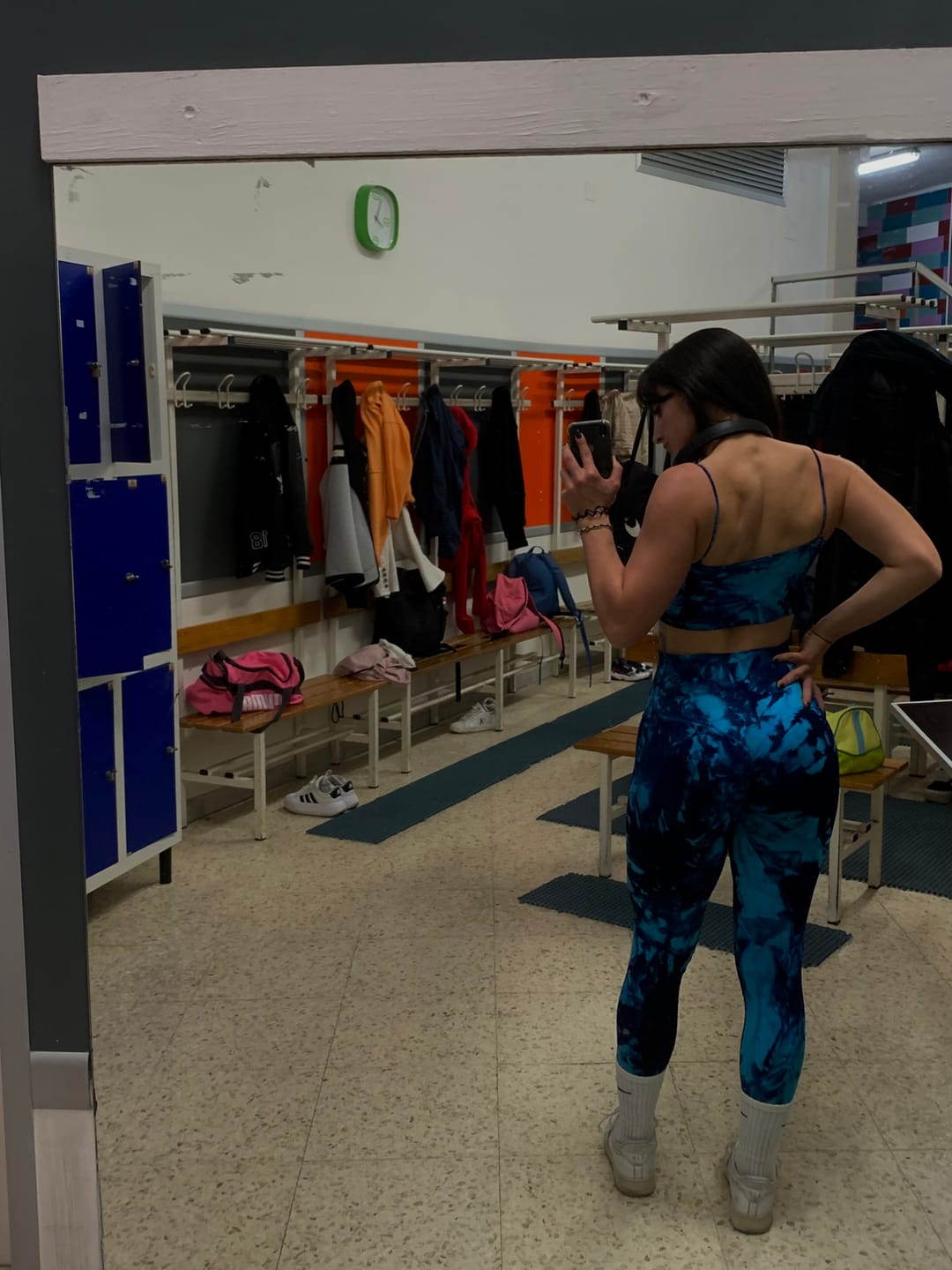 Customer photo review of Leggings Elements Acqua Turchese Blu
