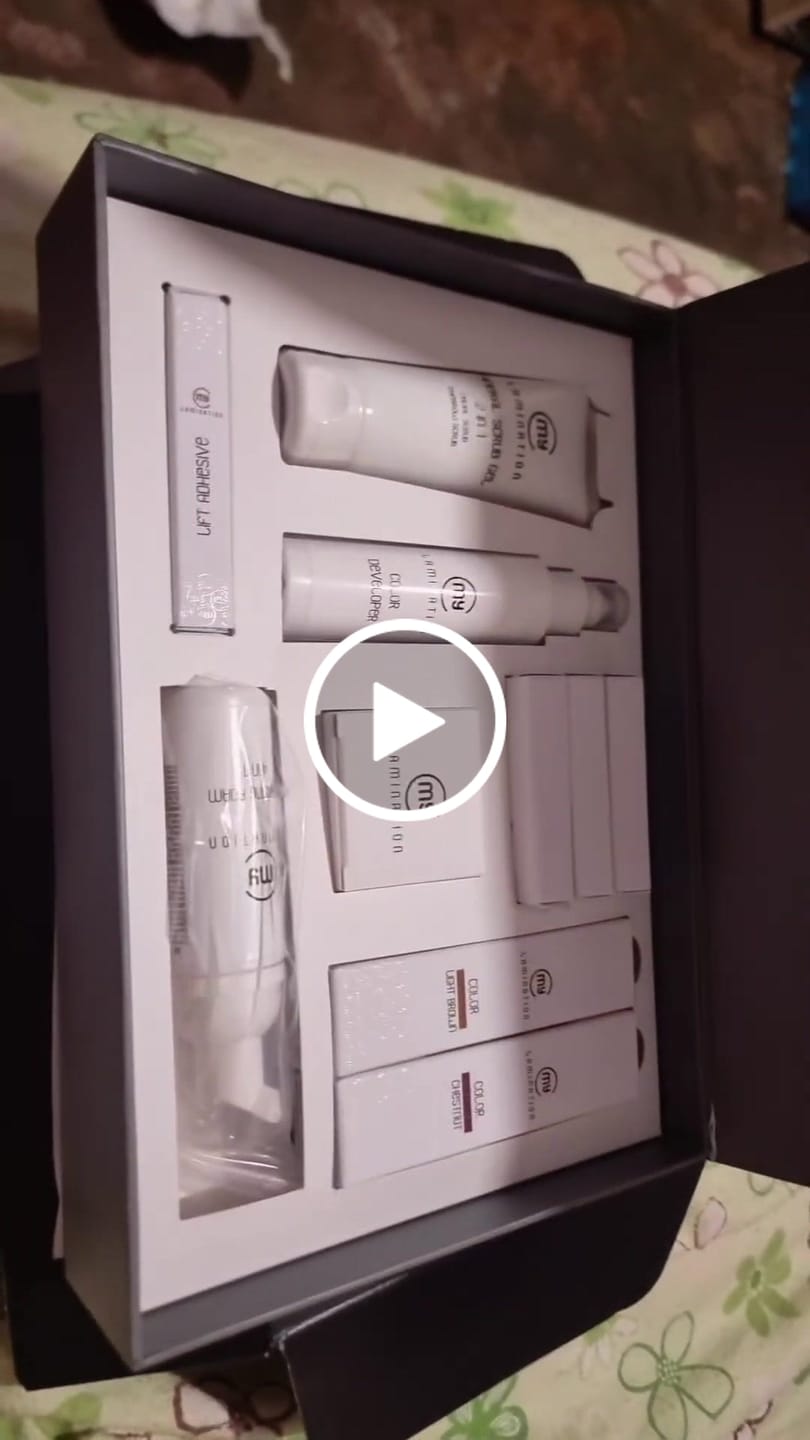 Customer video review of Kits de Laminación de Pestañas y Cejas