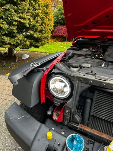 Customer photo review of 7" VX Series LED Headlight Kit - Chrome | White Halo