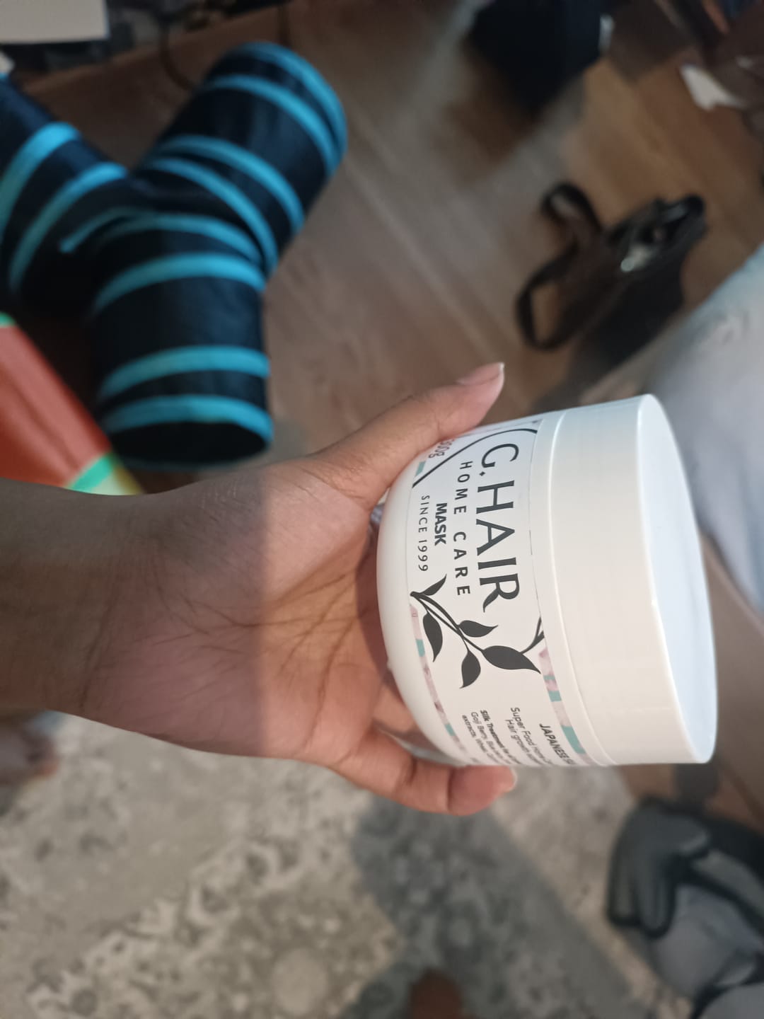 Customer photo review of Inoar Japanese Silk Aftercare Mask 300g