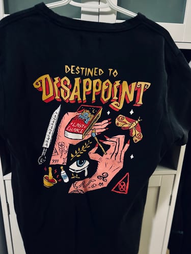 undefined review of Destined to Disappoint Heavy Weight Vintage T-Shirt image 1 out of 1