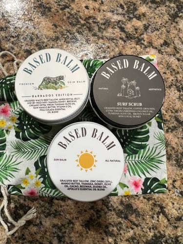 Customer photo review of NEW Based Balm Barbados Edition