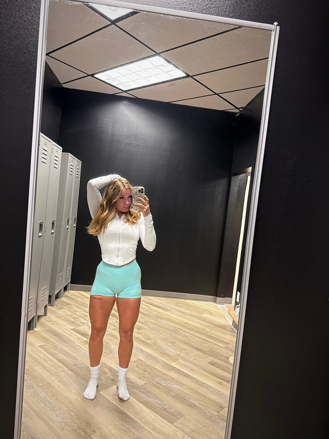Customer photo review of W120 - seamless core shorts Spring 24'