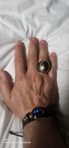 Customer photo review of king solomon the ring of the greatest seal (seven metals)