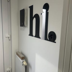 Customer photo review of 3D Schriftzug „hi"