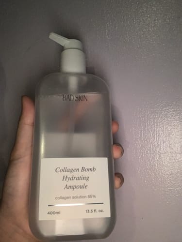 Customer photo review of Bad Skin™ Korean Collagen Bomb Hydrating Ampoule