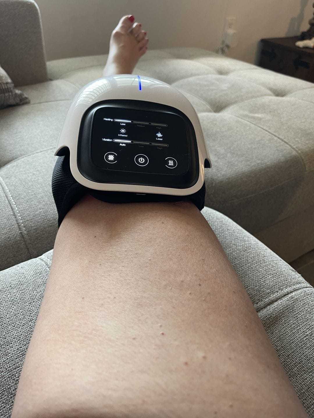 Customer photo review of Infrared Knee Massager - Joint Pain Relief