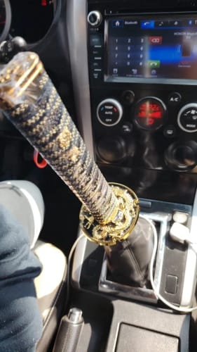 Customer photo review of Samurai Sword Shift Knob