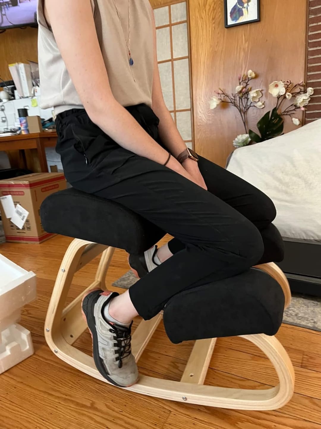 Customer photo review of Ergonomic Kneeling Chair - *BEST SELLER*