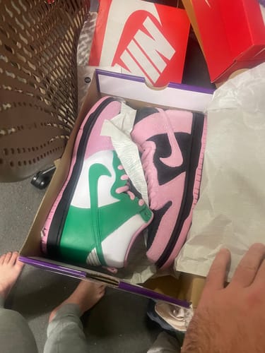 Customer photo review of Nike SB Dunk High Invert Celtics