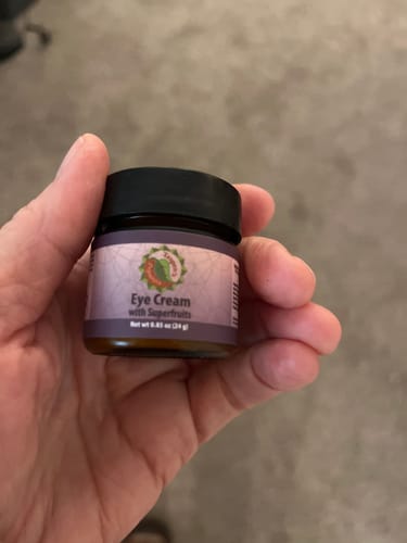 Customer photo review of Eye Cream with Superfruits