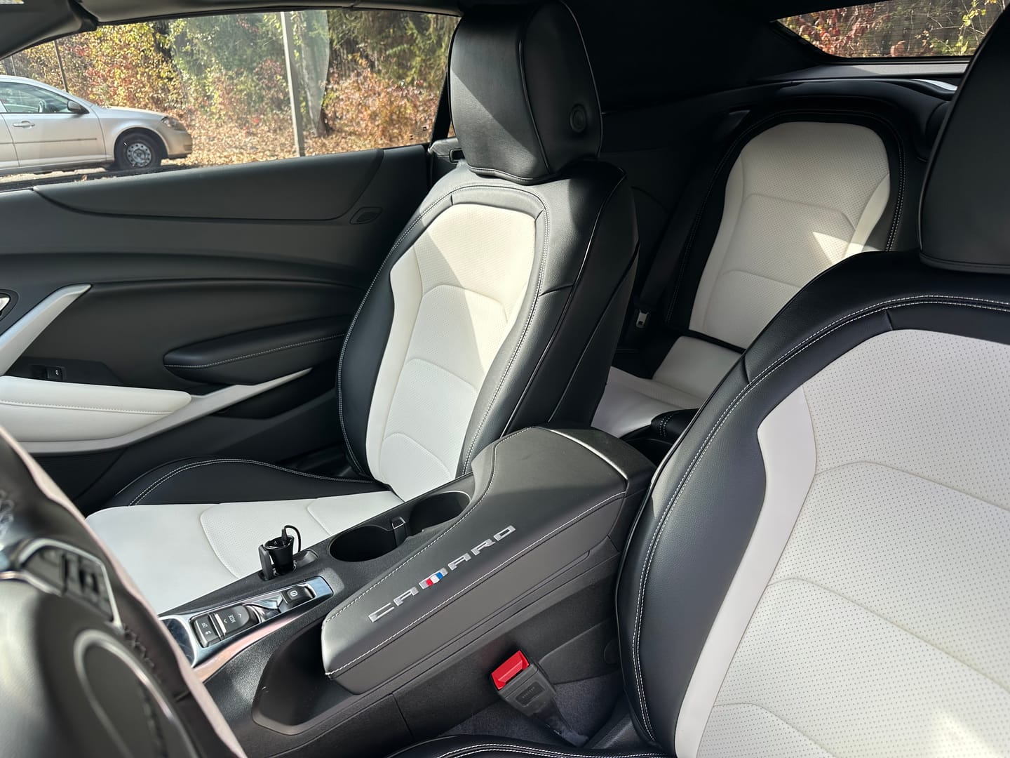 Customer photo review of 6th Gen Camaro Convertible Premium Custom Leather Seat Covers