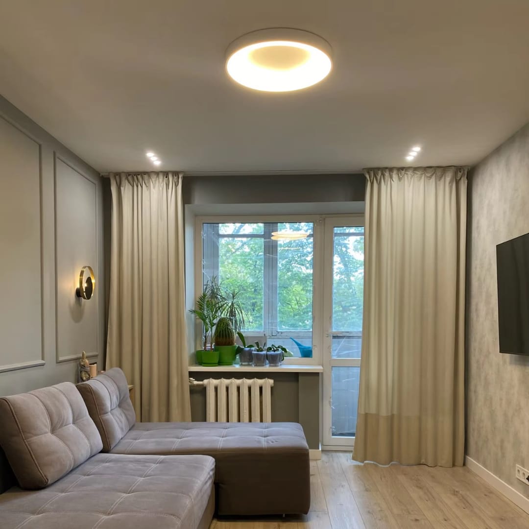Customer photo review of Scandinavische Ronde LED-Plafondlampen - NordicGlow