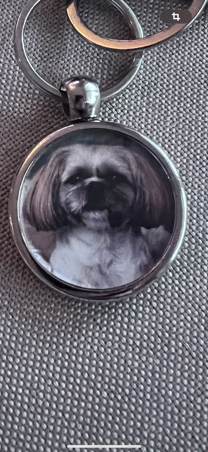 Customer photo review of Schlüsselanhänger mit Hundefoto