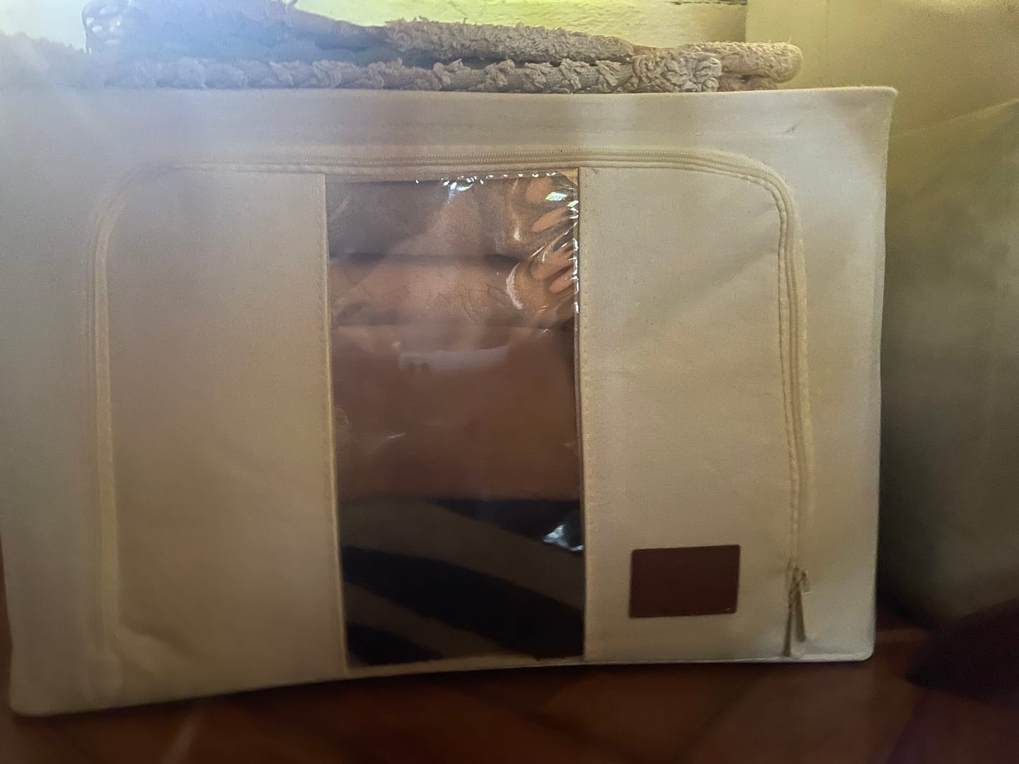 Customer photo review of Caja Organizadora de Tela Diseño Estructural Milhome