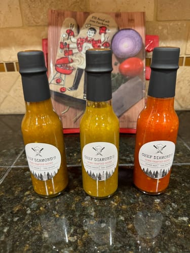 Customer photo review of World's Hottest Pepper Powder 3.75 Oz Spice Gift Box