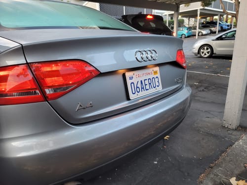 Customer photo review of 1992 CALIFORNIA LICENSE PLATE 6"x12" (156.5mm x 305mm)