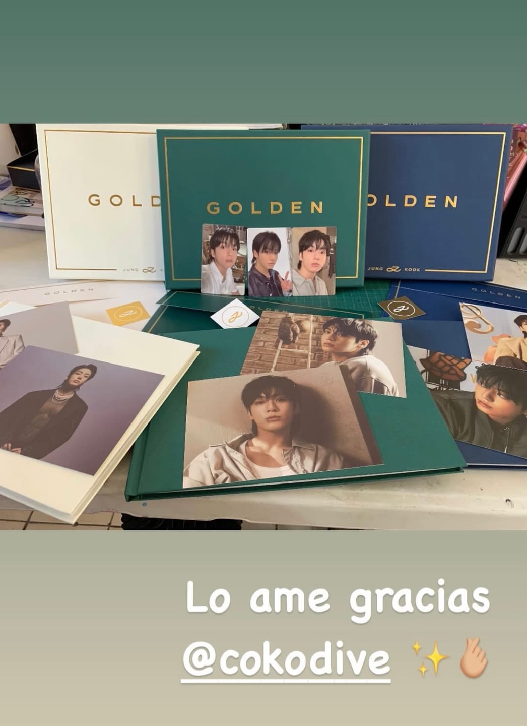 Customer photo review of BTS JUNGKOOK - GOLDEN 1ST SOLO ALBUM
