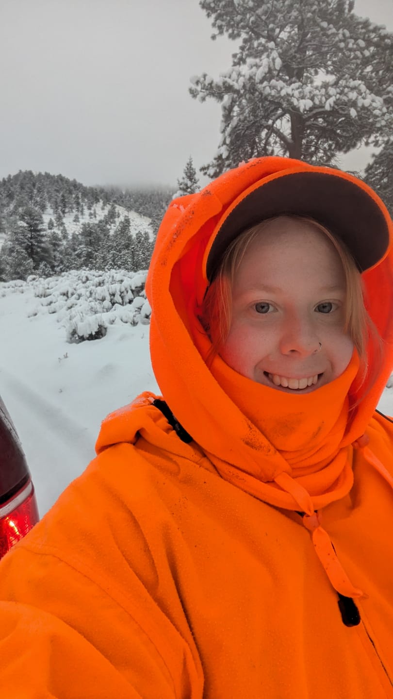 Customer photo review of Fleece Hood