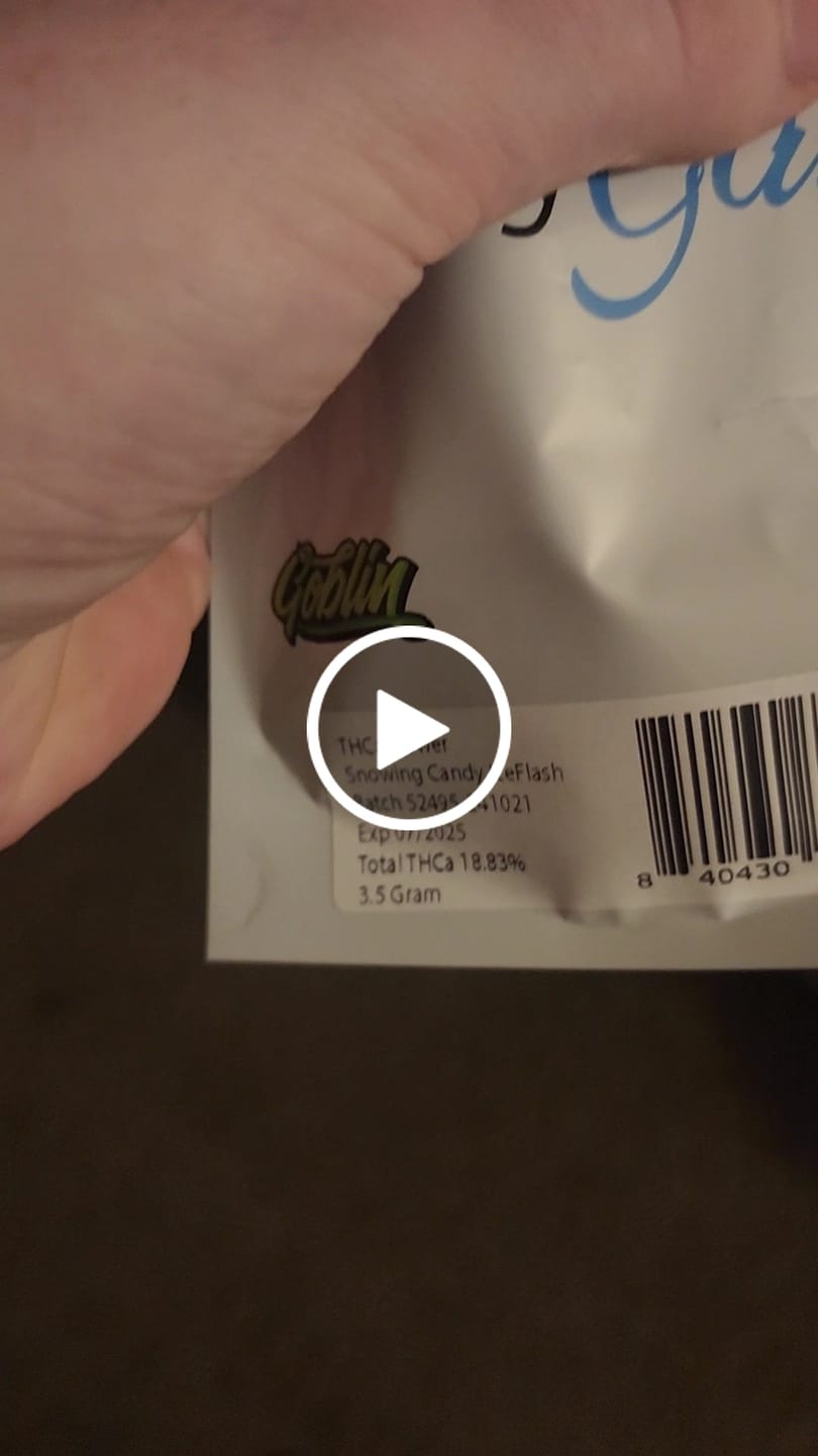 Customer video review of Snowing Candy IceFlash -THCa Flower