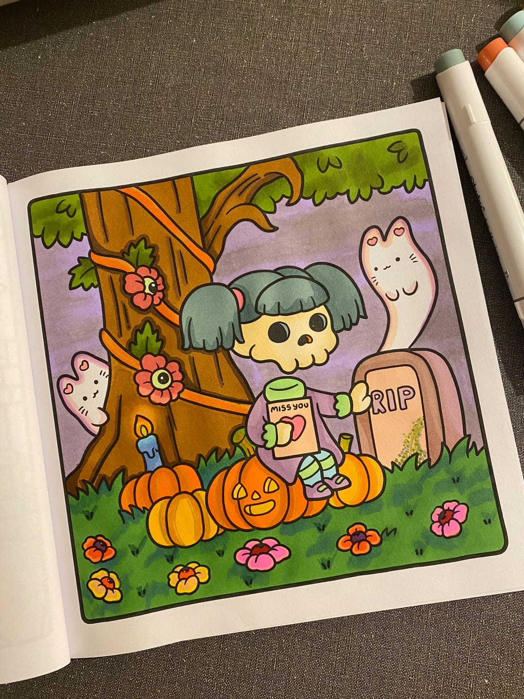 Customer photo review of Ohuhu Honolulu G322 / BG04 Individual Marker, Brush & Chisel