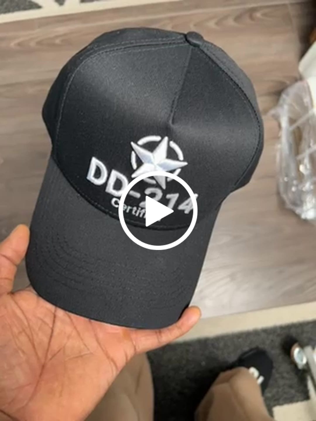Customer video review of Veterans Honor Snapback - (Black & White)