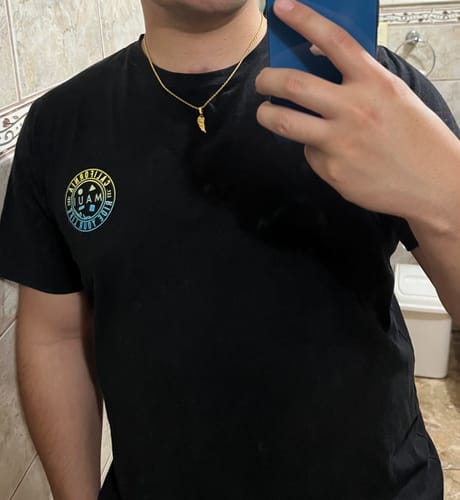 Reseña con foto de un cliente sobre Hermés Pendant Oro